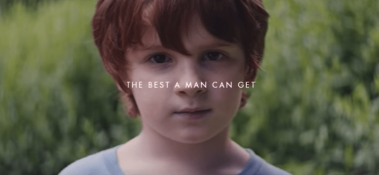 Image used by Gillette for their Purpose-Driven Marketing Campaign